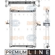 Слика 1 на интеркулер BEHR HELLA SERVICE PREMIUM LINE 8MK 376 755-411