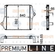 Слика 1 на интеркулер BEHR HELLA SERVICE PREMIUM LINE 8ML 376 724-431