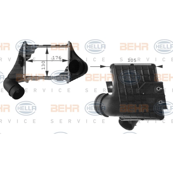 Слика на Интеркулер BEHR HELLA SERVICE PREMIUM LINE 8ML 376 724-451