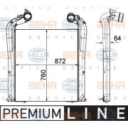 Слика 1 $на Интеркулер BEHR HELLA SERVICE PREMIUM LINE 8ML 376 731-611