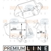 Слика 1 на интеркулер BEHR HELLA SERVICE PREMIUM LINE 8ML 376 746-001