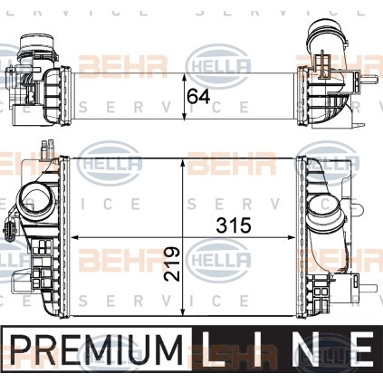 Слика на Интеркулер BEHR HELLA SERVICE PREMIUM LINE 8ML 376 751-131