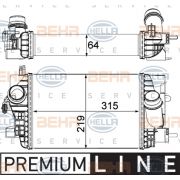 Слика 1 $на Интеркулер BEHR HELLA SERVICE PREMIUM LINE 8ML 376 751-131