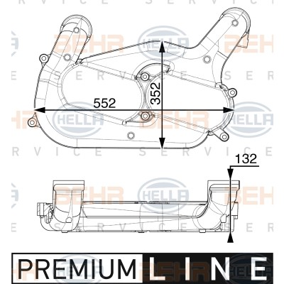 Слика на Интеркулер BEHR HELLA SERVICE PREMIUM LINE 8ML 376 756-001