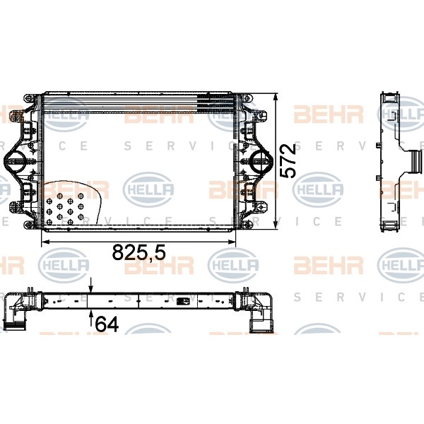 Слика на Интеркулер BEHR HELLA SERVICE PREMIUM LINE 8ML 376 760-421