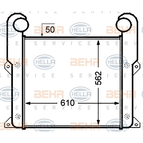 Слика на Интеркулер BEHR HELLA SERVICE PREMIUM LINE 8ML 376 776-681