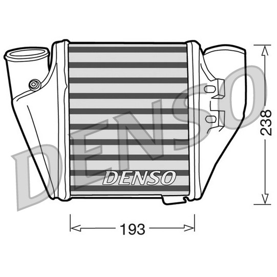 Слика на Интеркулер DENSO DIT02007