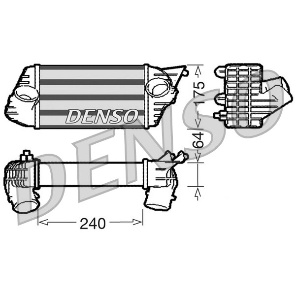 Слика на Интеркулер DENSO DIT09120