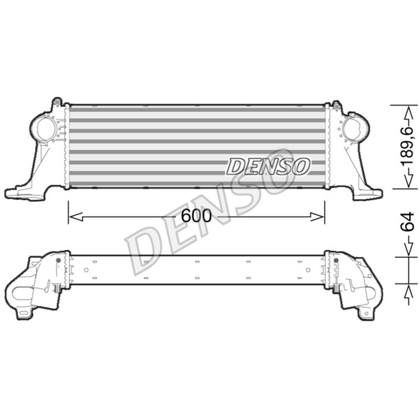 Слика на Интеркулер DENSO DIT12004