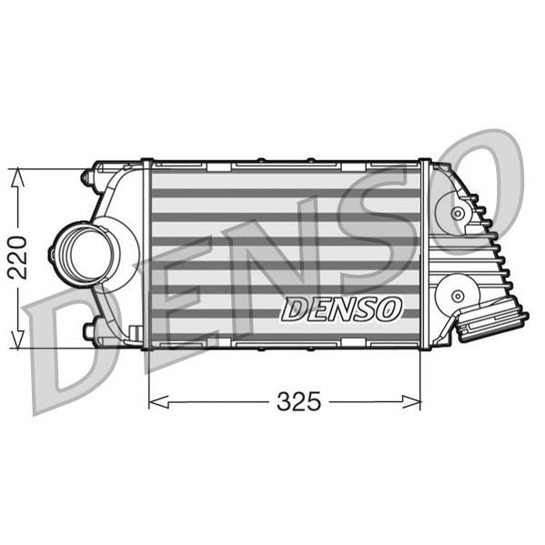 Слика на Интеркулер DENSO DIT28015