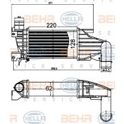 Слика 1 на интеркулер HELLA 8ML 376 988-404