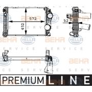 Слика 1 на интеркулер HELLA BEHR  SERVICE  PREMIUM LINE 8ML 376 723-791