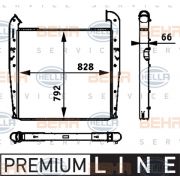 Слика 1 на интеркулер HELLA BEHR  SERVICE  PREMIUM LINE 8ML 376 724-041