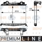 Слика 1 на интеркулер HELLA BEHR  SERVICE  PREMIUM LINE 8ML 376 724-221