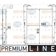 Слика 1 на интеркулер HELLA BEHR  SERVICE  PREMIUM LINE 8ML 376 746-281