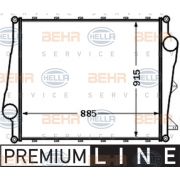 Слика 1 на интеркулер HELLA BEHR  SERVICE  PREMIUM LINE 8ML 376 777-071