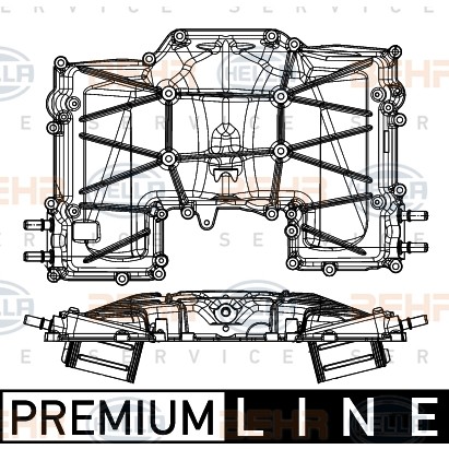 Слика на Интеркулер HELLA BEHR  SERVICE  PREMIUM LINE 8ML 376 794-031