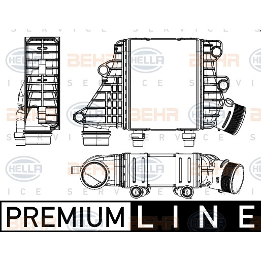 Слика на Интеркулер HELLA BEHR  SERVICE  PREMIUM LINE 8ML 376 795-141