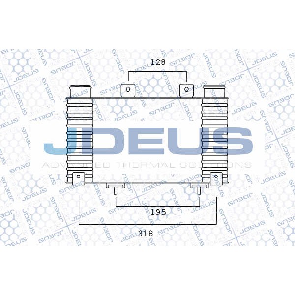 Слика на интеркулер JDEUS 816M05A за Mazda BT-50 Pickup (CD) 2.5 MRZ-CD 4x4 - 143 коњи дизел