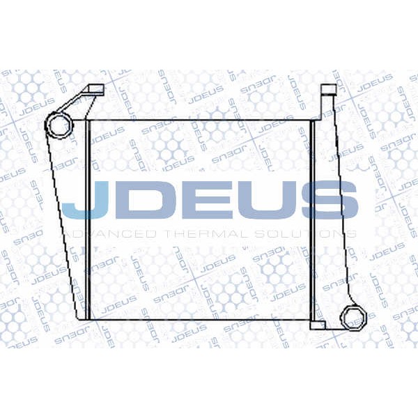 Слика на интеркулер JDEUS 831M04 за камион Volvo FL 10/320 - 320 коњи дизел