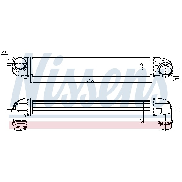 Слика на интеркулер NISSENS 96397 за Mini Countryman (R60) Cooper SD - 143 коњи дизел