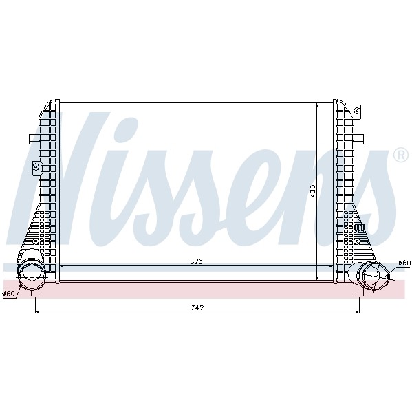 Слика на интеркулер NISSENS 96542 за Seat Altea XL (5P5,5P8) 2.0 FSI - 150 коњи бензин