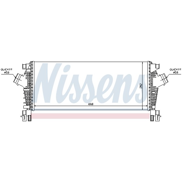 Слика на Интеркулер NISSENS 96555