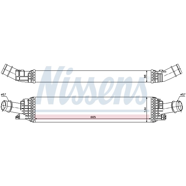 Слика на интеркулер NISSENS 96567 за Audi A5 Sportback (8TA) 2.0 TDI - 136 коњи дизел