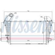 Слика 1 на интеркулер NISSENS 96590