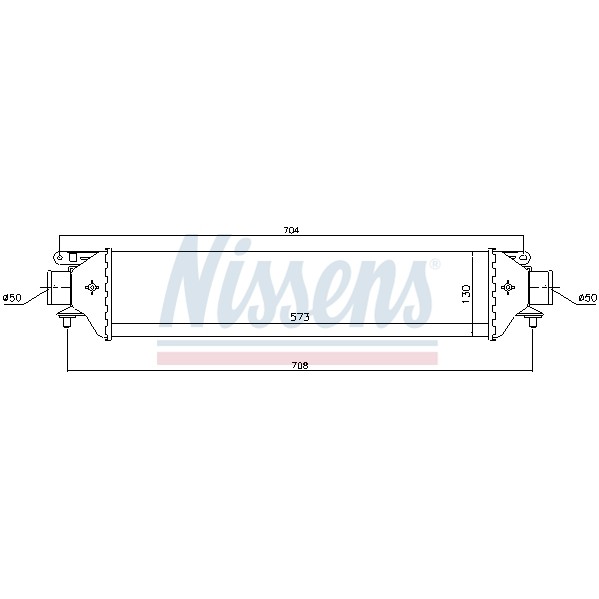 Слика на интеркулер NISSENS 96615 за Alfa Romeo MITO (955) 1.4 TB - 170 коњи бензин