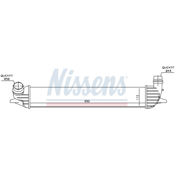 Слика на интеркулер NISSENS 96625 за Renault Laguna Coupe (DT0-1) 2.0 dCi - 173 коњи дизел