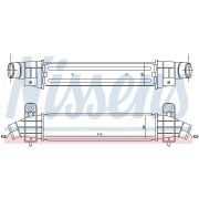 Слика 1 на интеркулер NISSENS 96702