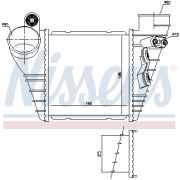 Слика 1 на интеркулер NISSENS 96847