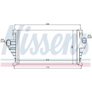 Слика 1 на интеркулер NISSENS 96853