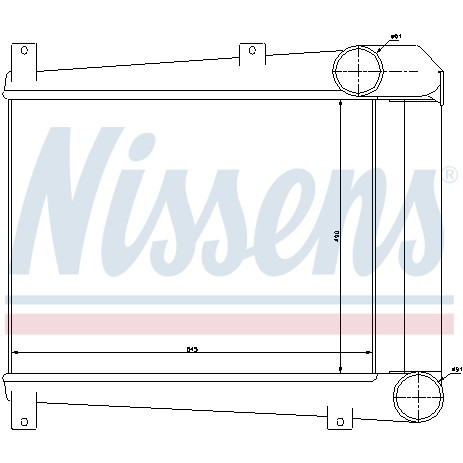 Слика на интеркулер NISSENS 96946 за камион Iveco Turbostar 190-33 P - 330 коњи дизел