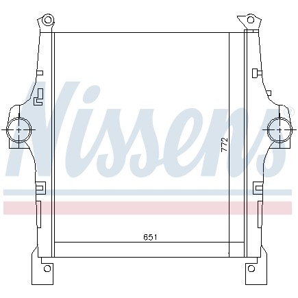 Слика на интеркулер NISSENS 97047 за камион Iveco Eurotrakker MP 190 E 44 W Cursor - 440 коњи дизел