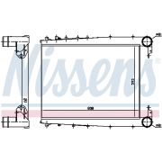 Слика 1 на интеркулер NISSENS 97070