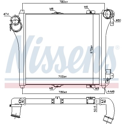 Слика на Интеркулер NISSENS 97075