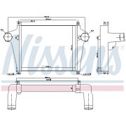 Слика 1 на интеркулер NISSENS 97095