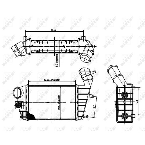 Слика на Интеркулер NRF 30142A