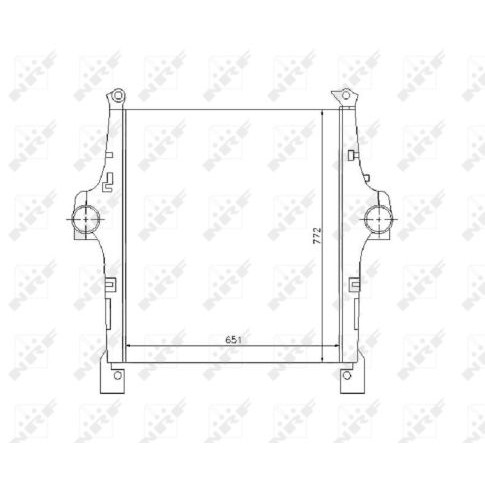 Слика на интеркулер NRF 30201 за камион Iveco Trakker AD 260T35, 260T36, 380T36, AT 260T35, 260T36, 380T36 - 352 коњи дизел