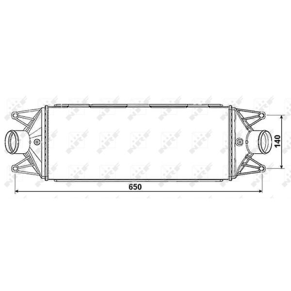 Слика на интеркулер NRF 30241 за камион Iveco Daily 2006 Platform 60C17, 60C17 /P - 170 коњи дизел