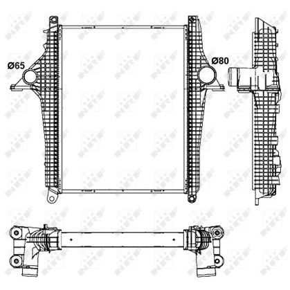 Слика на интеркулер NRF 30262 за камион MAN TGM 13.240 FAL, FALC, FALRC, FAEC, FAERC, FALR - 240 коњи дизел