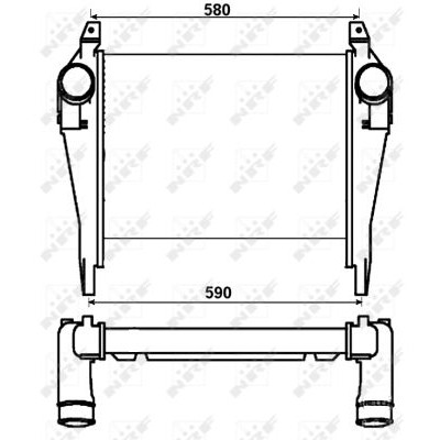 Слика на интеркулер NRF 30265 за камион Iveco Eurocargo 80 EL 17 tector, 80 EL 17 P tector - 170 коњи дизел