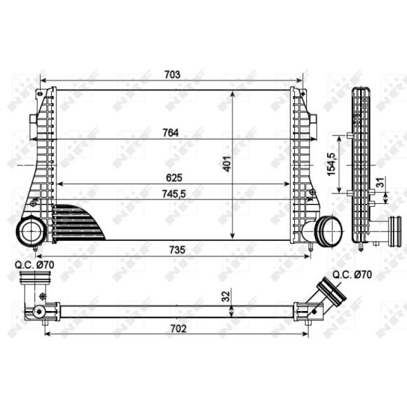 Слика на Интеркулер NRF 30290