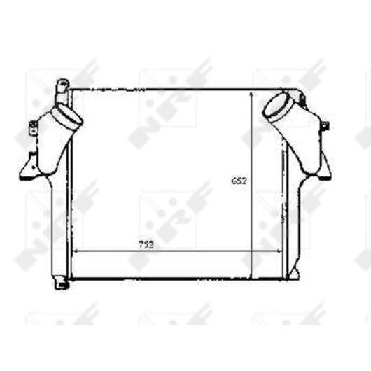 Слика на интеркулер NRF 30409 за камион Mercedes Actros 1996 3331 AS - 313 коњи дизел
