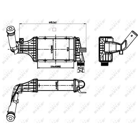 Слика на Интеркулер NRF 30428