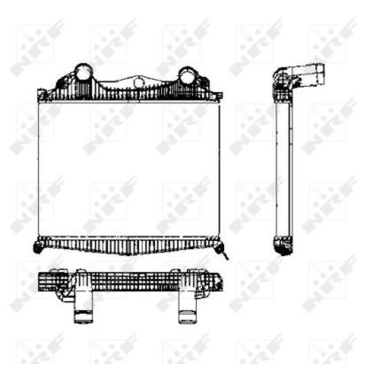 Слика на интеркулер NRF 30449 за камион MAN TGA 18.310 FLLRS, FLLS, FLRS, FLS, FLS-TS - 310 коњи дизел