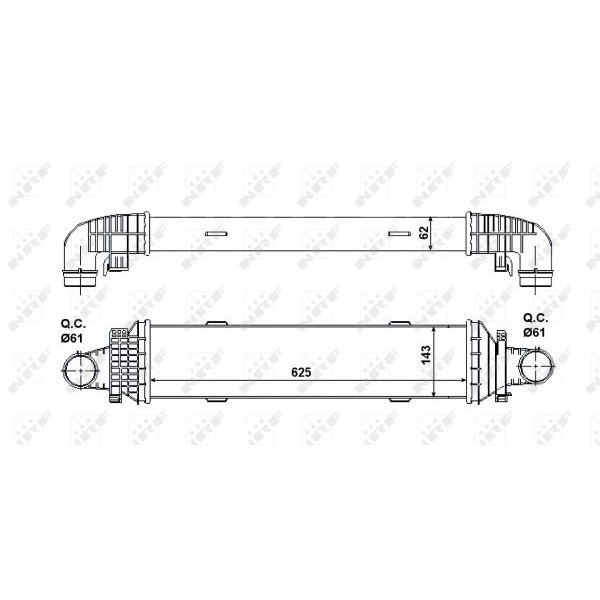 Слика на Интеркулер NRF 30504