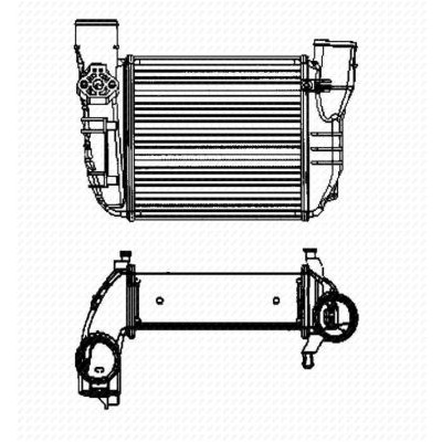 Слика на интеркулер NRF 30756 за Audi A4 Sedan (8E2, B6) 1.8 T - 150 коњи бензин